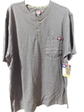 Wrangler Workwear Flex Pen Pocket Henley T-Shirt Men's XL (46-48) Charcoal Unisex T-shirt, Sweatshirt, Hoodie, Long Sleeve Tee - T-Shirt, Sweatshirt, Hoodie