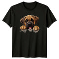 Bullmastiff Puppy Dog Peek-A-Boo Cute Pet Breed Lover T-Shirt Unisex T-shirt, Sweatshirt, Hoodie, Long Sleeve Tee - T-Shirt, Sweatshirt, Hoodie