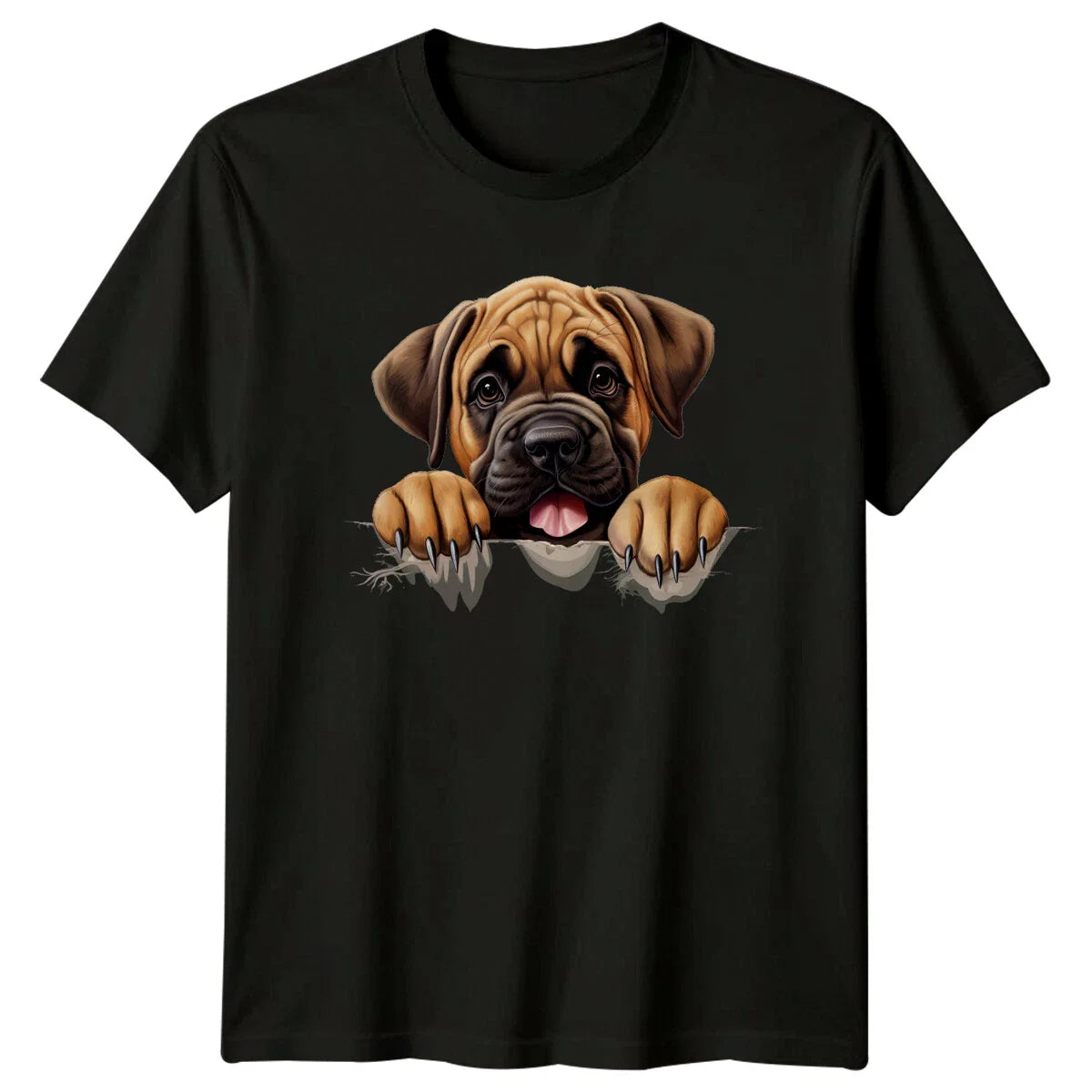 Bullmastiff Puppy Dog Peek-A-Boo Cute Pet Breed Lover T-Shirt Unisex T-shirt, Sweatshirt, Hoodie, Long Sleeve Tee - T-Shirt, Sweatshirt, Hoodie