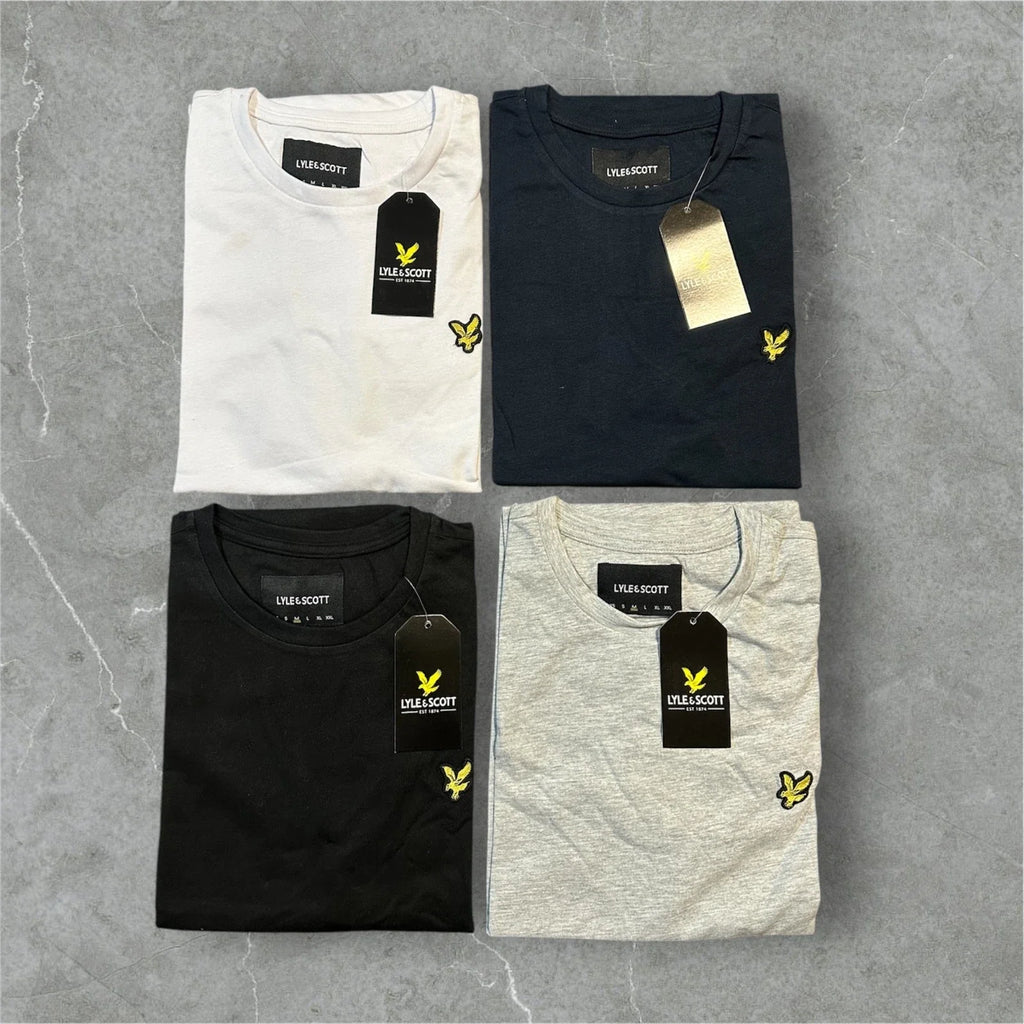 MENS LYLE AND SCOTT SHORT SLEEVE CREW NECK T-SHIRT FOR ALL SEASONS 100% COTTON Unisex T-shirt, Sweatshirt, Hoodie, Long Sleeve Tee - T-Shirt, Sweatshirt, Hoodie