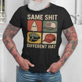 Same Sh!t Different Hat Shirt, Anti Trump Political Shirt, Funny Protest Graphic Unisex T-shirt, Sweatshirt, Hoodie, Long Sleeve Tee - T-Shirt, Sweatshirt, Hoodie