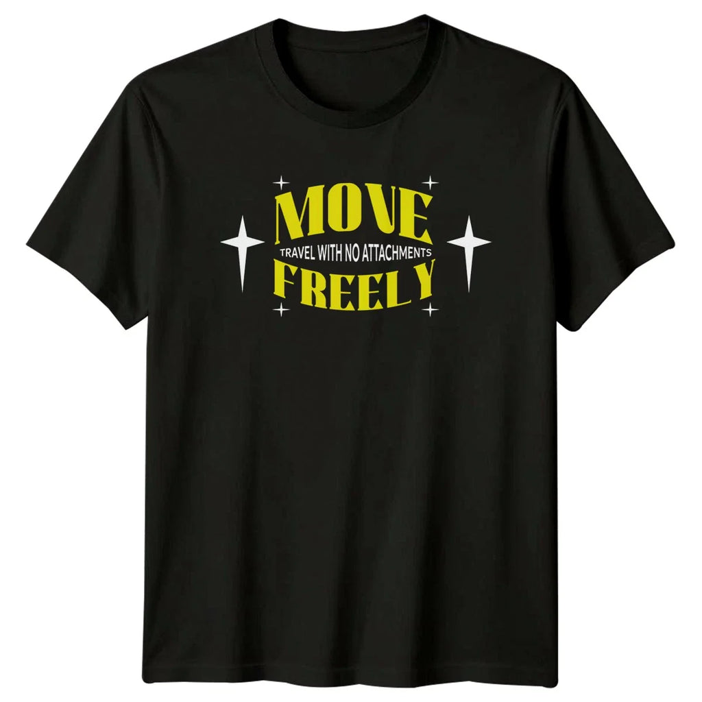 Move Freely Travel With No T-Shirt Minimalist Travel Gift For Him And Her Unisex T-shirt, Sweatshirt, Hoodie, Long Sleeve Tee - T-Shirt, Sweatshirt, Hoodie