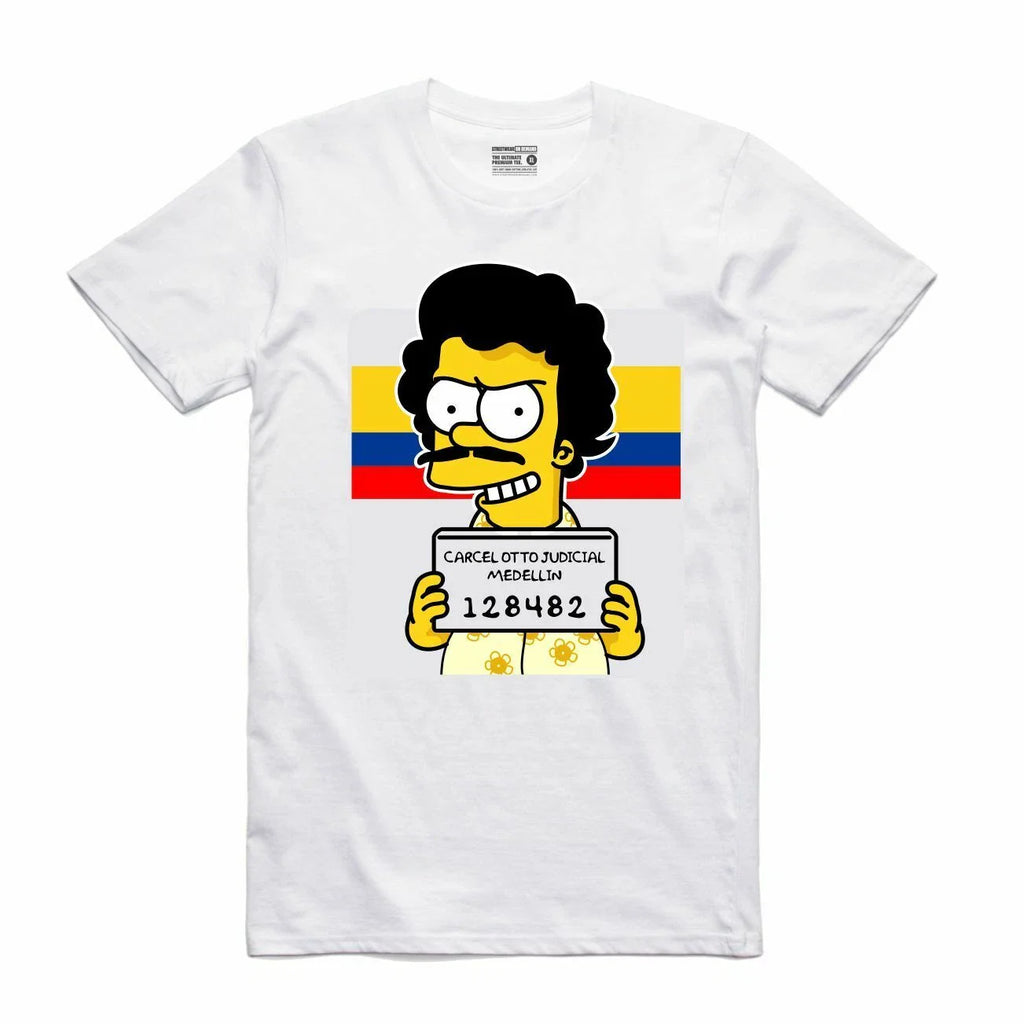 BRAND NEW Streetwear on Demand BOOTLEG ESCO BART WHITE Tee Shirt SMALL-3XLARGE Unisex T-shirt, Sweatshirt, Hoodie, Long Sleeve Tee - T-Shirt, Sweatshirt, Hoodie