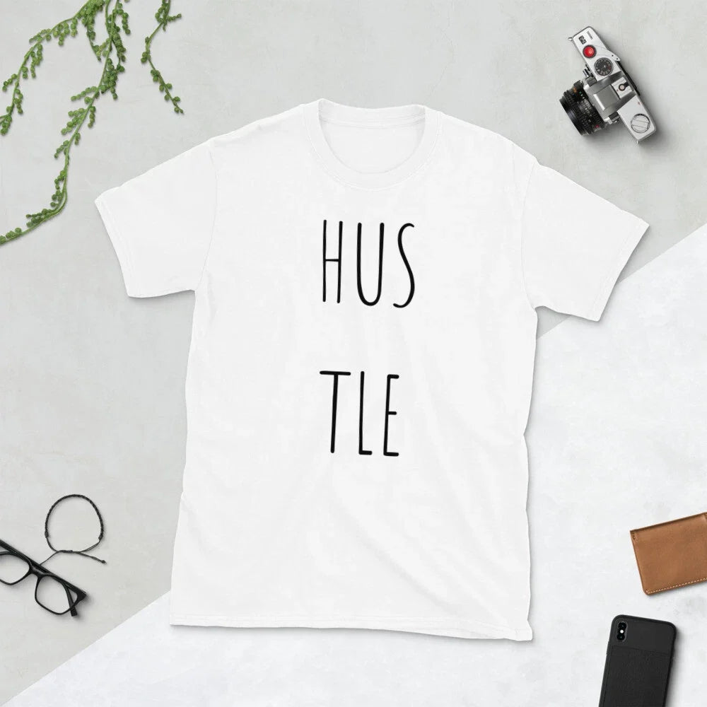 Hustle Short-Sleeve Unisex T-Shirt Unisex T-shirt, Sweatshirt, Hoodie, Long Sleeve Tee - T-Shirt, Sweatshirt, Hoodie