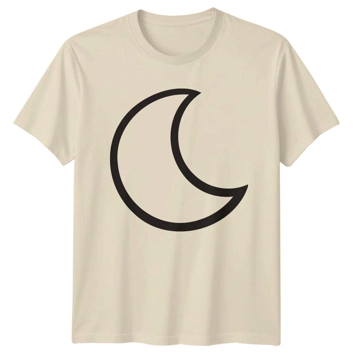 Minimalist Crescent Moon Night Sky T-Shirt Lunar Celestial Birthday Gift Unisex T-shirt, Sweatshirt, Hoodie, Long Sleeve Tee - T-Shirt, Sweatshirt, Hoodie