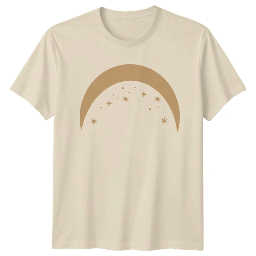 Minimalist Celestial Starry Night Sky T-Shirt Boho Aesthetic Birthday Gift Unisex T-shirt, Sweatshirt, Hoodie, Long Sleeve Tee - T-Shirt, Sweatshirt, Hoodie