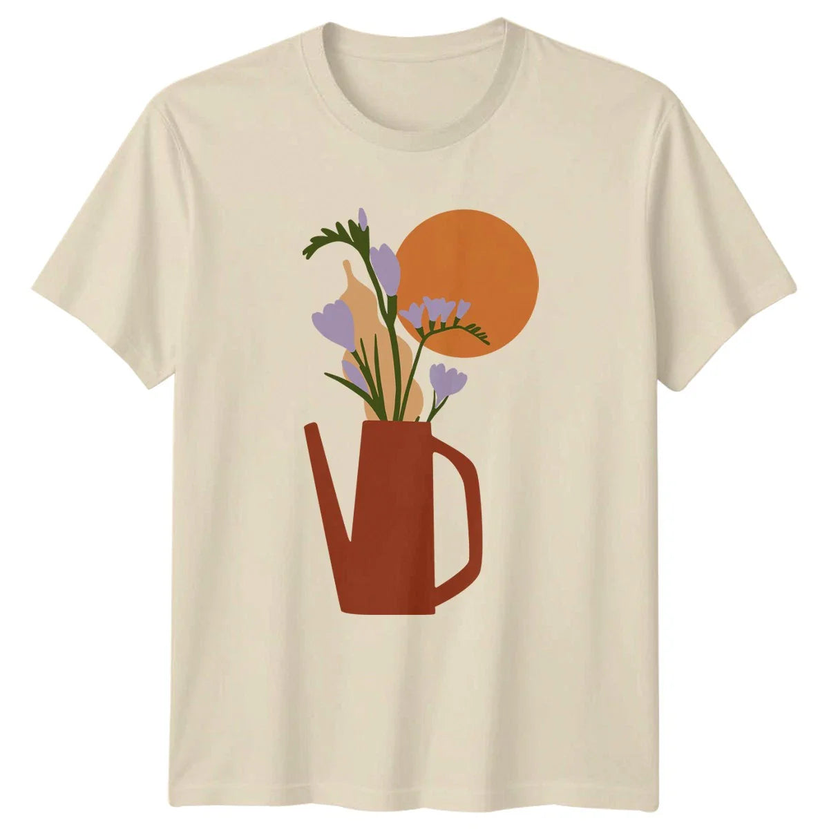 Minimalist Floral Watering Can Womens T-Shirt Garden Gift For Her Unisex T-shirt, Sweatshirt, Hoodie, Long Sleeve Tee - T-Shirt, Sweatshirt, Hoodie