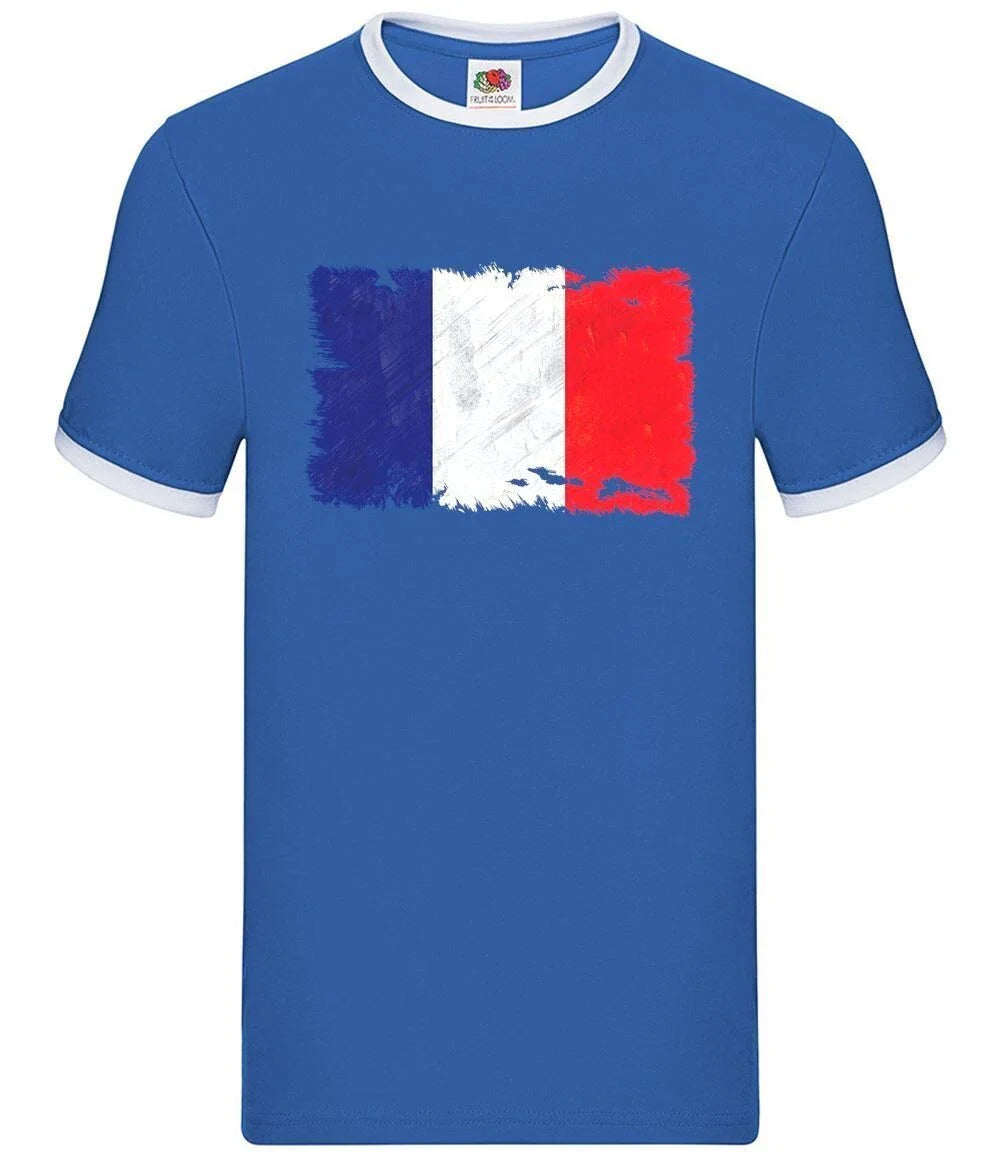 France Grunge Flag Style - Men Ringtone - French Country Love Flags Unisex T-shirt, Sweatshirt, Hoodie, Long Sleeve Tee - T-Shirt, Sweatshirt, Hoodie