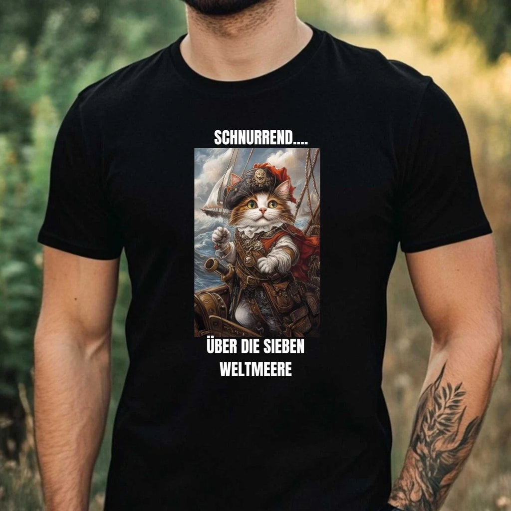 Mens Funny Pirate Cats Saying Motif Cotton T-Shirt Size XS to 5XL Unisex T-shirt, Sweatshirt, Hoodie, Long Sleeve Tee - T-Shirt, Sweatshirt, Hoodie