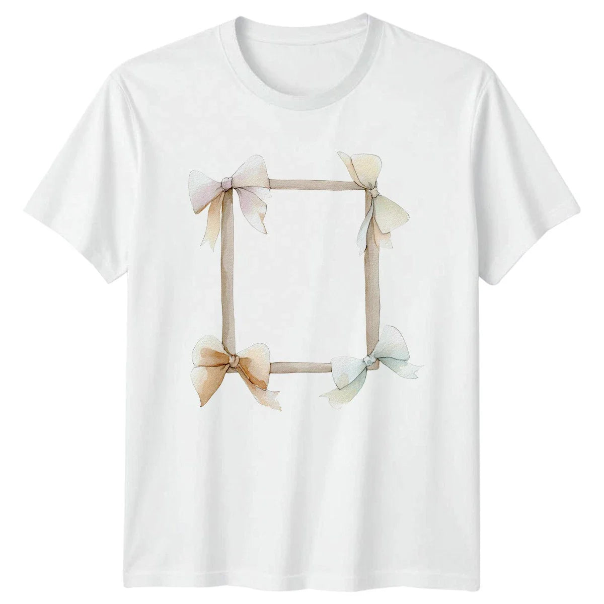 Decorative Frame Watercolor Art Unisex T-Shirt Men Women Tee Graphic Style Unisex T-shirt, Sweatshirt, Hoodie, Long Sleeve Tee - T-Shirt, Sweatshirt, Hoodie