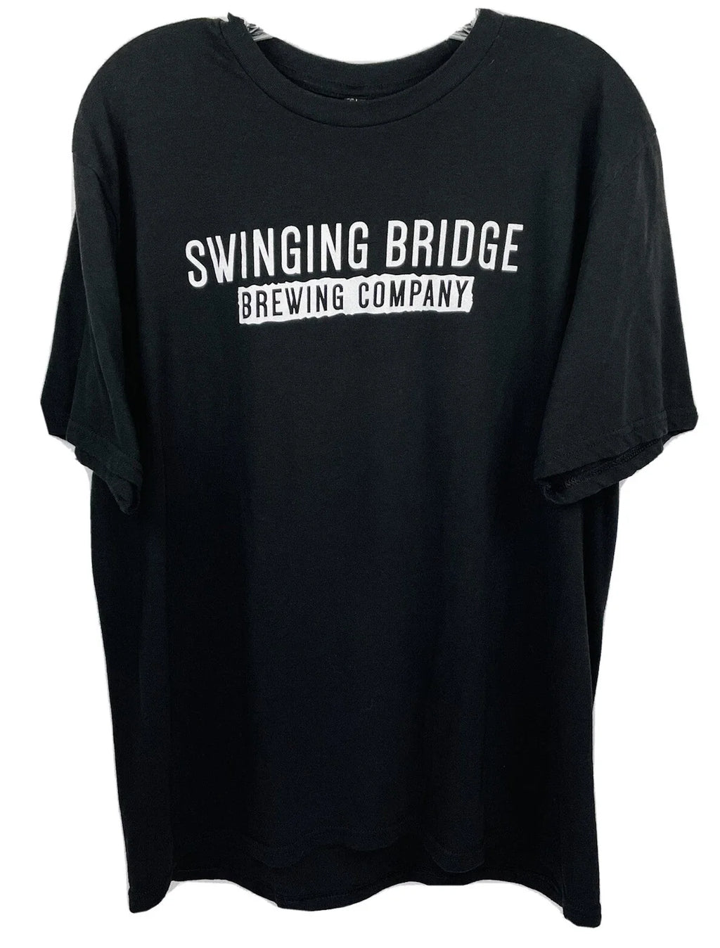 SWINGING BRIDGE Brewing Company Men's Graphic T-Shirt Size Large L Unisex T-shirt, Sweatshirt, Hoodie, Long Sleeve Tee - T-Shirt, Sweatshirt, Hoodie