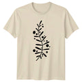 Minimalist Botanical Plant Leaf Design T-Shirt Minimalist Botanical Nature Unisex T-shirt, Sweatshirt, Hoodie, Long Sleeve Tee - T-Shirt, Sweatshirt, Hoodie