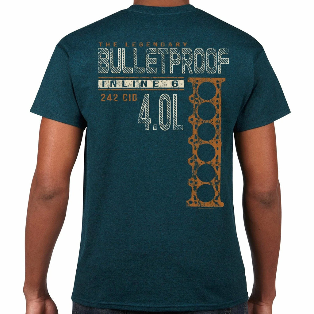 Bulletproof Straight 6 T-Shirt Unisex T-shirt, Sweatshirt, Hoodie, Long Sleeve Tee - T-Shirt, Sweatshirt, Hoodie