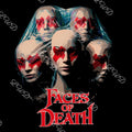 Faces of Death T-Shirt | Cult Horror Movie | Graphic Art Design Unisex T-shirt, Sweatshirt, Hoodie, Long Sleeve Tee - T-Shirt, Sweatshirt, Hoodie