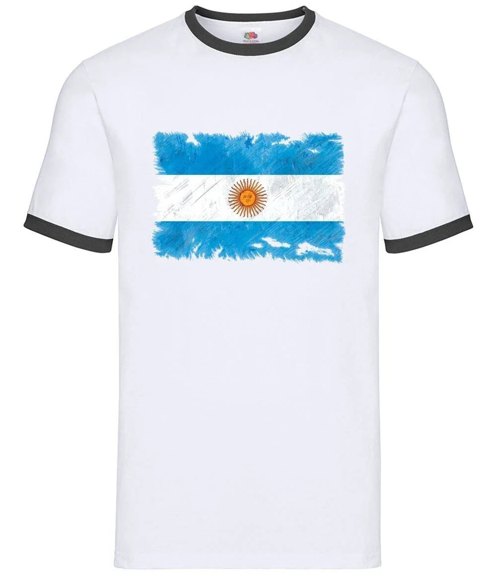 Argentina Grunge Flag - Men Ringtone - Buenos Aires Country Unisex T-shirt, Sweatshirt, Hoodie, Long Sleeve Tee - T-Shirt, Sweatshirt, Hoodie