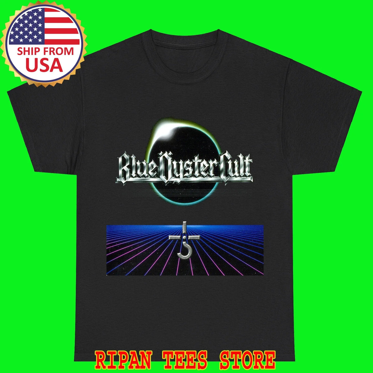 Blue Oyster Cult Black Size S - 5XL Unisex T-shirt, Sweatshirt, Hoodie, Long Sleeve Tee - T-Shirt, Sweatshirt, Hoodie