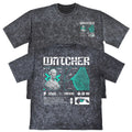 Watcher Unisex Mens Carbon Grey 240gsm French Terry Acid Wash T-Shirt Y2K Unisex T-shirt, Sweatshirt, Hoodie, Long Sleeve Tee - T-Shirt, Sweatshirt, Hoodie