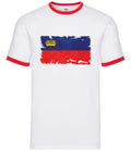 Liechtenstein Grunge Style Flag - Men Contrast - Vaduz City Live Love Unisex T-shirt, Sweatshirt, Hoodie, Long Sleeve Tee - T-Shirt, Sweatshirt, Hoodie