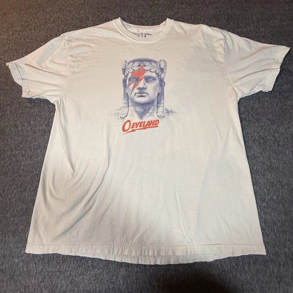Cleveland Clothing Co Men's Glam Rock Guardian Crew T-Shirt Ivory XXL 2XL X85 Unisex T-shirt, Sweatshirt, Hoodie, Long Sleeve Tee - T-Shirt, Sweatshirt, Hoodie