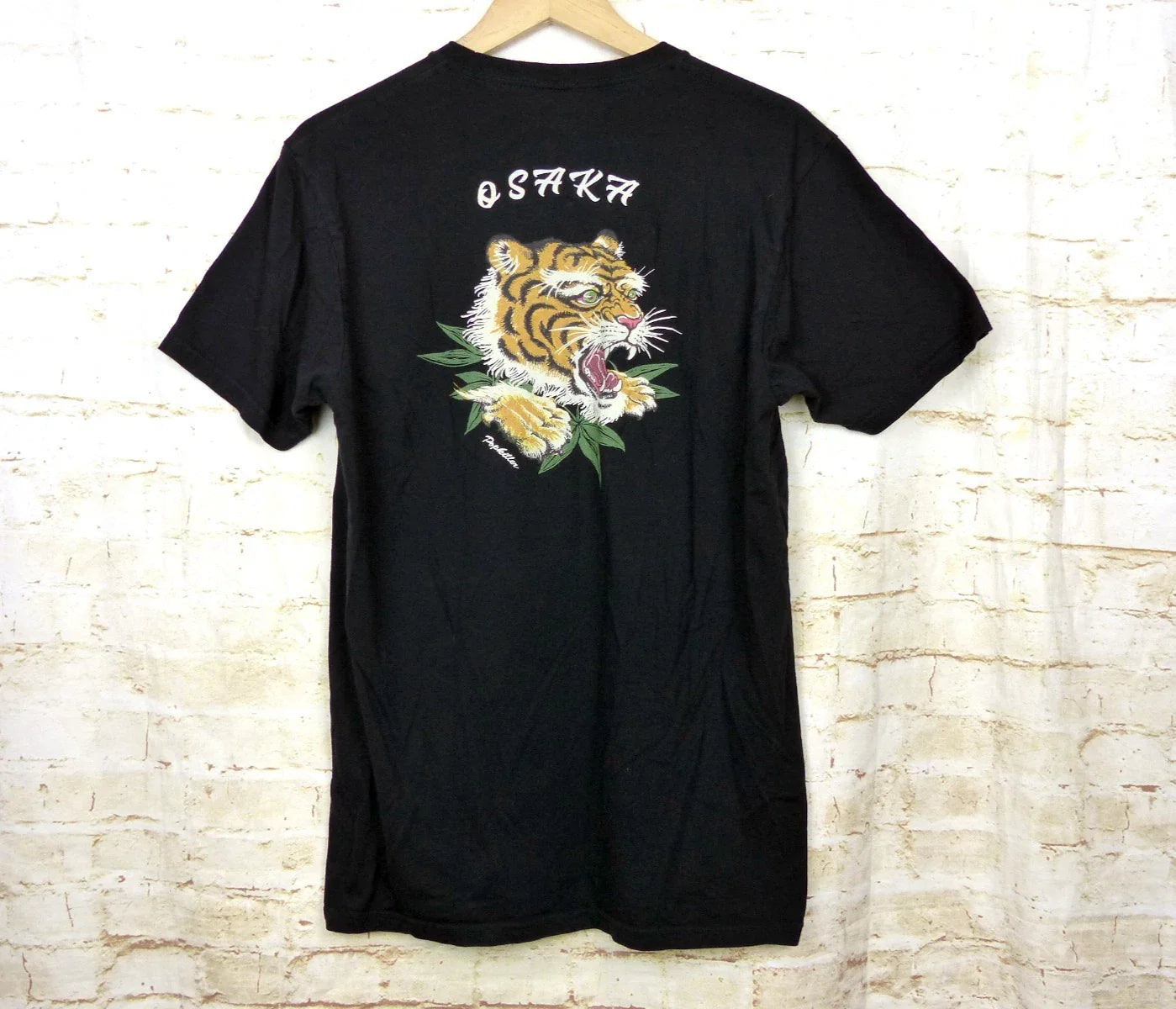 Popkiller Osaka Tiger Graphic T Shirt Mens L Black Japanese Streetwear Grunge Unisex T-shirt, Sweatshirt, Hoodie, Long Sleeve Tee - T-Shirt, Sweatshirt, Hoodie