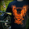 "DESTROY" upwing eagle & skull crossbones classic vintage retro biker harley tee Unisex T-shirt, Sweatshirt, Hoodie, Long Sleeve Tee - T-Shirt, Sweatshirt, Hoodie