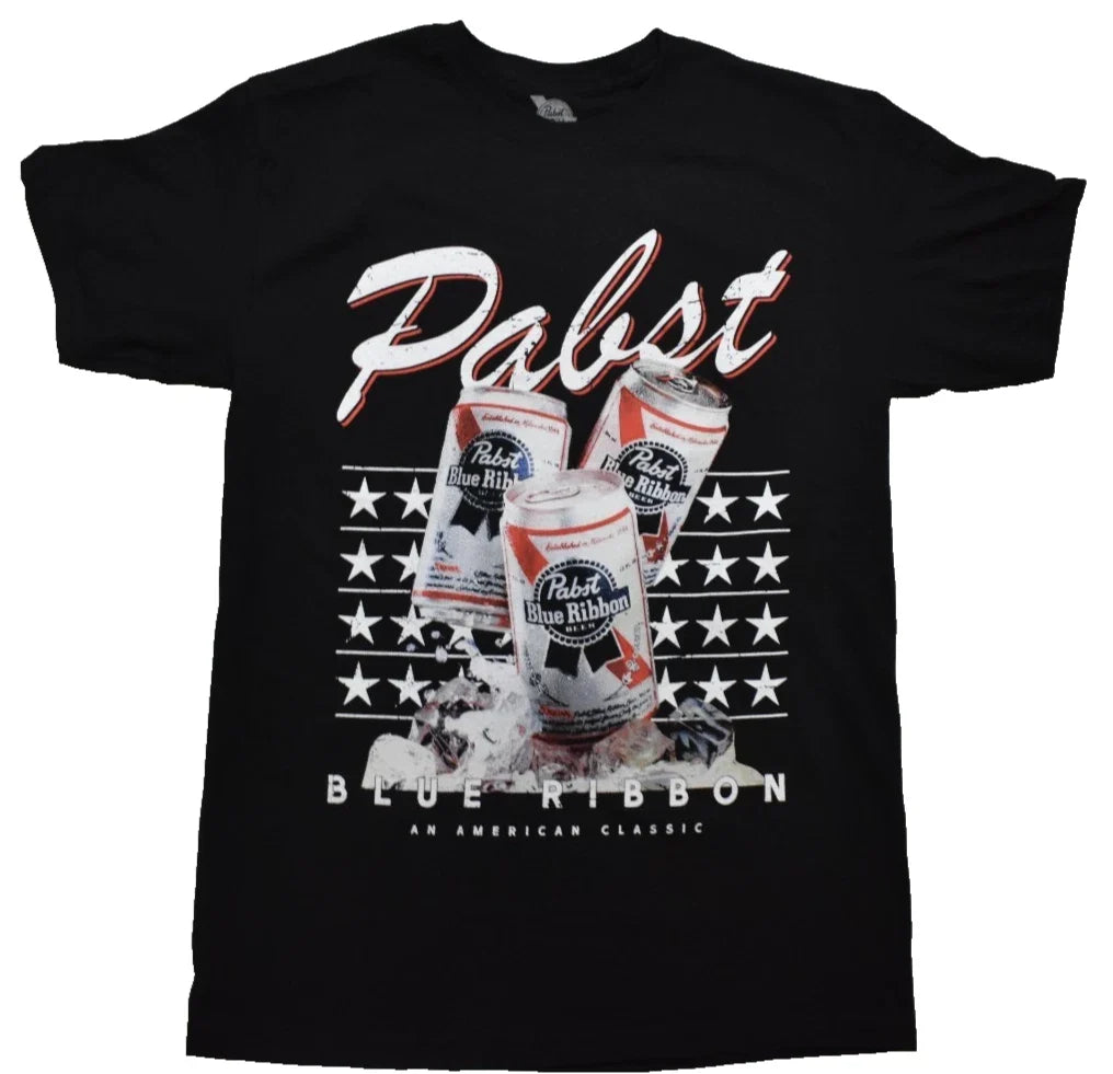Pabst Blue Ribbon Beer An American Classic Patriotic Mens Black Shirt New Medium Unisex T-shirt, Sweatshirt, Hoodie, Long Sleeve Tee - T-Shirt, Sweatshirt, Hoodie