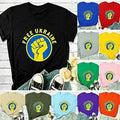Ukraine Mens Womens T-shirt Free Ukraine Distressed Ukraine Flag Pride Patriot Unisex T-shirt, Sweatshirt, Hoodie, Long Sleeve Tee - T-Shirt, Sweatshirt, Hoodie
