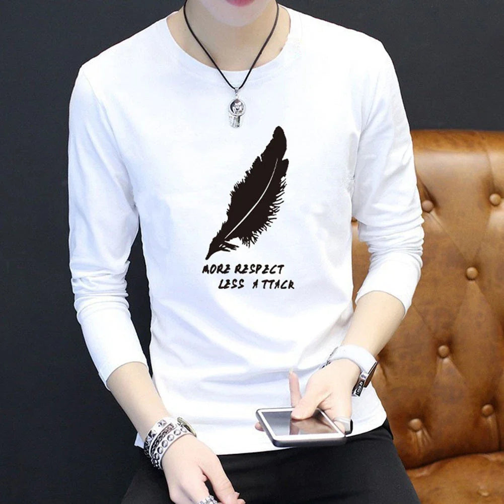 Cotton Round Neck Tee Featuring Trendy Letters Perfect for Any Occasion Unisex T-shirt, Sweatshirt, Hoodie, Long Sleeve Tee - T-Shirt, Sweatshirt, Hoodie