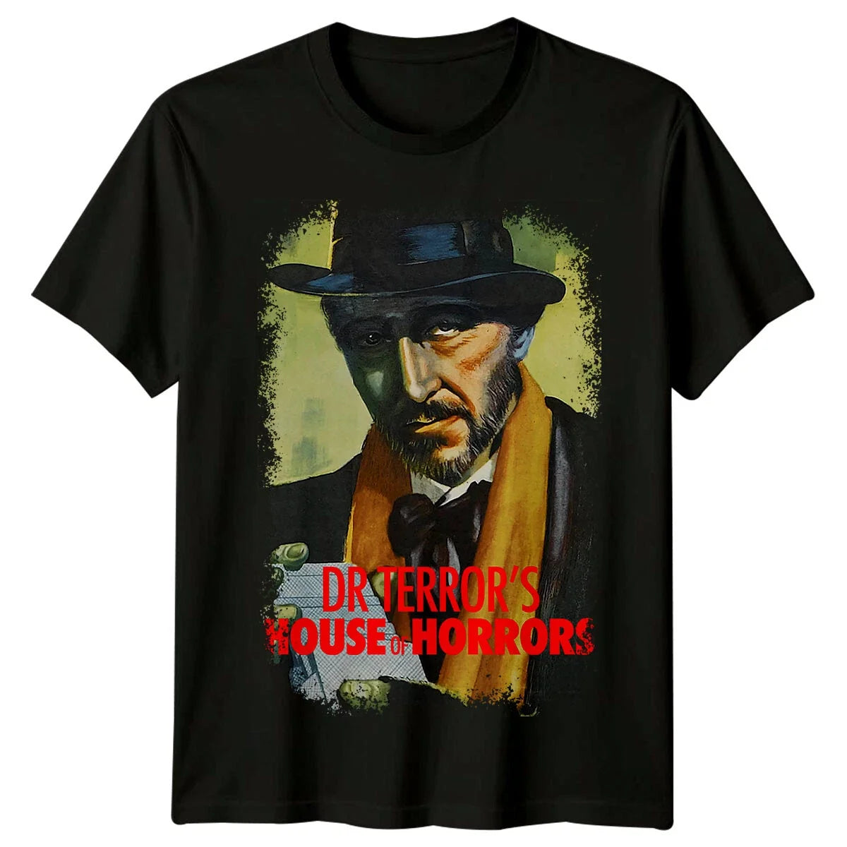 Dr Terror's House of Horrors (1965) Movie Poster Inspired T-Shirt Retro Tee Unisex T-shirt, Sweatshirt, Hoodie, Long Sleeve Tee - T-Shirt, Sweatshirt, Hoodie