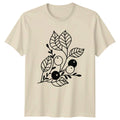 Minimalist Botanical Berry Foliage Line Womens T-Shirt Botanical Line Art Unisex T-shirt, Sweatshirt, Hoodie, Long Sleeve Tee - T-Shirt, Sweatshirt, Hoodie
