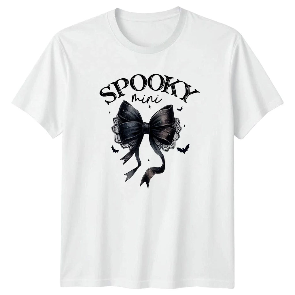 Spooky Mini Womens T-Shirt Spooky Season Halloween Halloween Gift For Her Unisex T-shirt, Sweatshirt, Hoodie, Long Sleeve Tee - T-Shirt, Sweatshirt, Hoodie