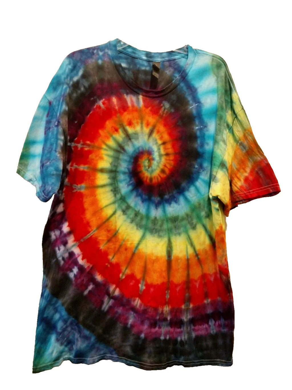 Handmade Spiral Ice Tie Dye Unisex Men Women Sz XL Hippie Cotton Gildan T029 Unisex T-shirt, Sweatshirt, Hoodie, Long Sleeve Tee - T-Shirt, Sweatshirt, Hoodie