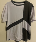 MENS SHORT SLEEVE GREY BLACK AND WHITE SHIRT SIZE MEDIUM Unisex T-shirt, Sweatshirt, Hoodie, Long Sleeve Tee - T-Shirt, Sweatshirt, Hoodie