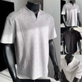 For Casual Outings Men V-neck T-shirt Summer Short Sleeve Minimalist Design Unisex T-shirt, Sweatshirt, Hoodie, Long Sleeve Tee - T-Shirt, Sweatshirt, Hoodie