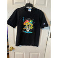 Champion Mens Graphic Tee Black Psychedelic Mushroom Snail Space T-Shirt Medium Unisex T-shirt, Sweatshirt, Hoodie, Long Sleeve Tee - T-Shirt, Sweatshirt, Hoodie
