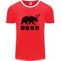 Beer Bear Funny Animal Alcohol Mens Ringer T-Shirt FotL Unisex T-shirt, Sweatshirt, Hoodie, Long Sleeve Tee - T-Shirt, Sweatshirt, Hoodie