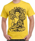 Buddha Design Large Print Men's T-Shirt - Buddhist Buddhism Meditation Unisex T-shirt, Sweatshirt, Hoodie, Long Sleeve Tee - T-Shirt, Sweatshirt, Hoodie