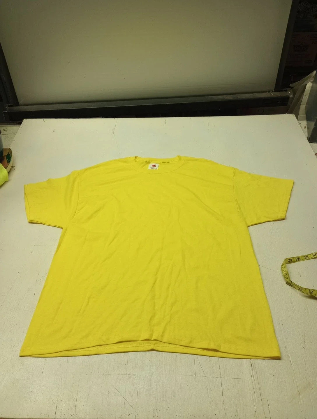 Hanes Mens Size XL Yellow Basic Comfort Blend Eco Smart T Shirt NWOT Unisex T-shirt, Sweatshirt, Hoodie, Long Sleeve Tee - T-Shirt, Sweatshirt, Hoodie