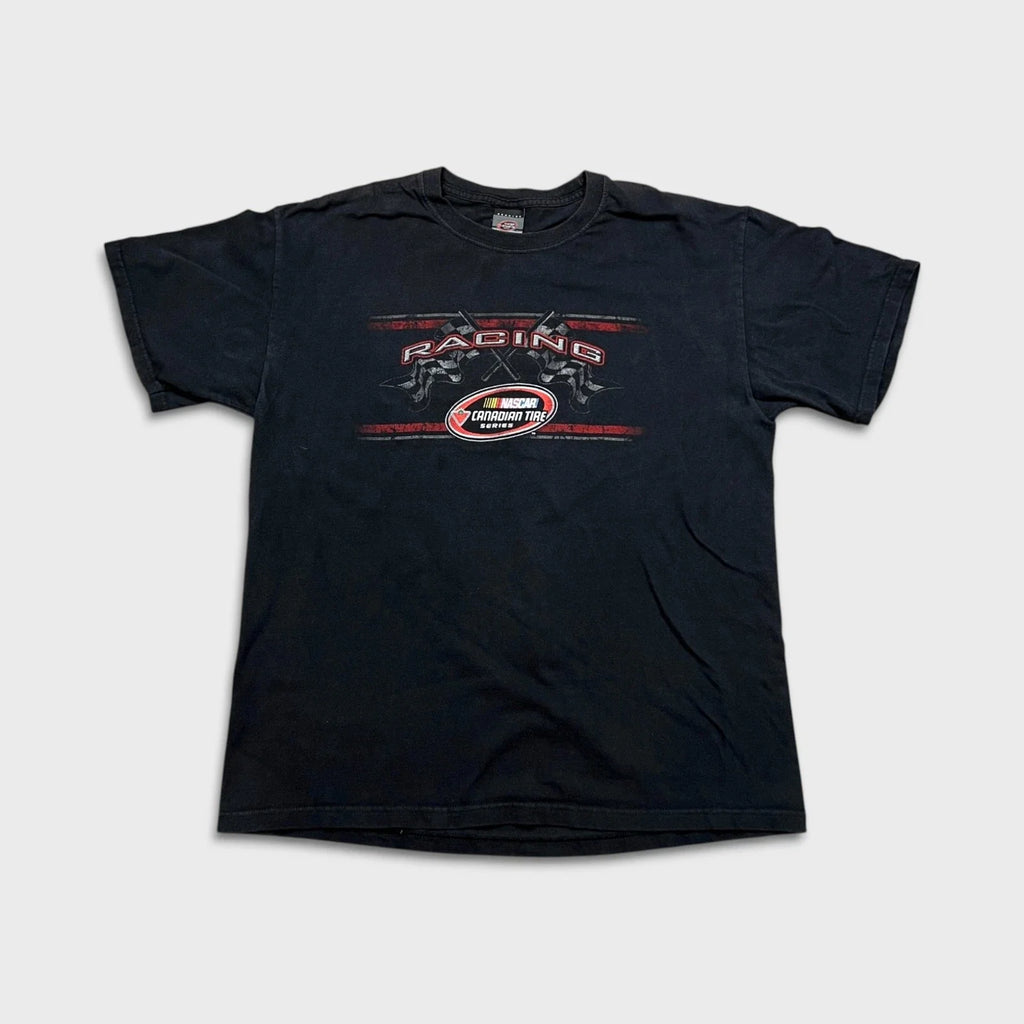 Vintage NASCAR Racing T Shirt Mens Large Black Sportswear Graphic Faded Y2K Tee Unisex T-shirt, Sweatshirt, Hoodie, Long Sleeve Tee - T-Shirt, Sweatshirt, Hoodie