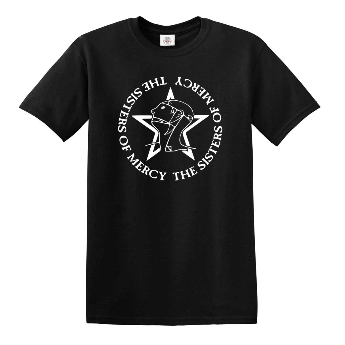 The Sisters of Mercy Logo T-Shirt The Worlds End Simon Pegg Retro 80s Rock Goth Unisex T-shirt, Sweatshirt, Hoodie, Long Sleeve Tee - T-Shirt, Sweatshirt, Hoodie