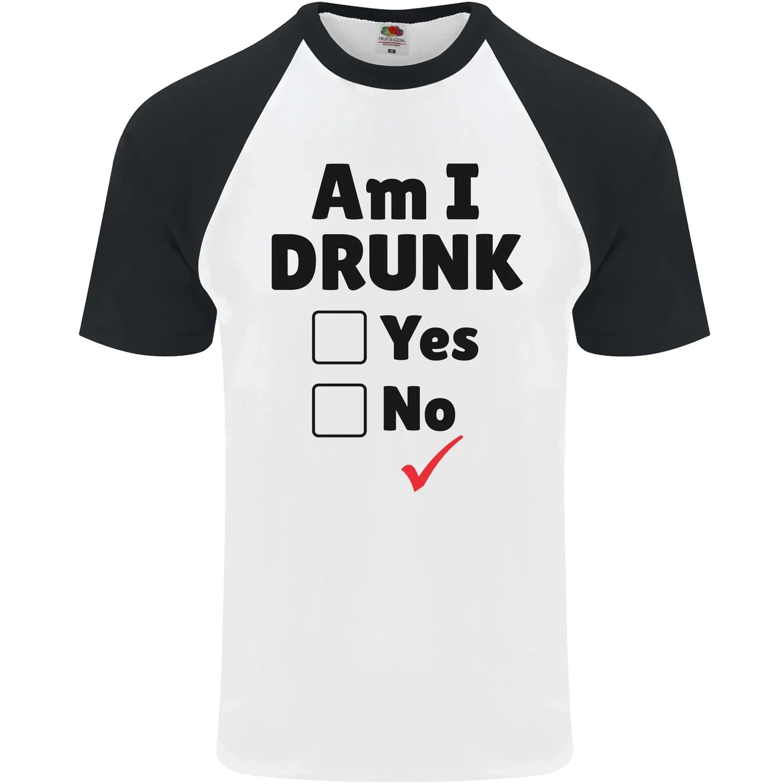 Am I Drunk Funny Beer Alcohol Wine Guiness Mens S/S Baseball T-Shirt Unisex T-shirt, Sweatshirt, Hoodie, Long Sleeve Tee - T-Shirt, Sweatshirt, Hoodie