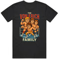 The Von Erich Family Vintage Retro Caricature Tee T Shirt Unisex T-shirt, Sweatshirt, Hoodie, Long Sleeve Tee - T-Shirt, Sweatshirt, Hoodie