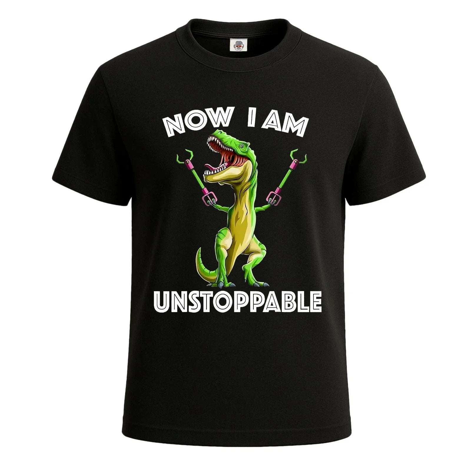 I Am Unstoppable T-Rex Dinosaur Cute & Funny T-Shirt For Mens Novelty Tee Top Unisex T-shirt, Sweatshirt, Hoodie, Long Sleeve Tee - T-Shirt, Sweatshirt, Hoodie