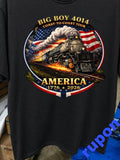 Big Boy America 250th Anniversary T Shirt Patriotic USA Graphic Tee Unisex T-shirt, Sweatshirt, Hoodie, Long Sleeve Tee - T-Shirt, Sweatshirt, Hoodie