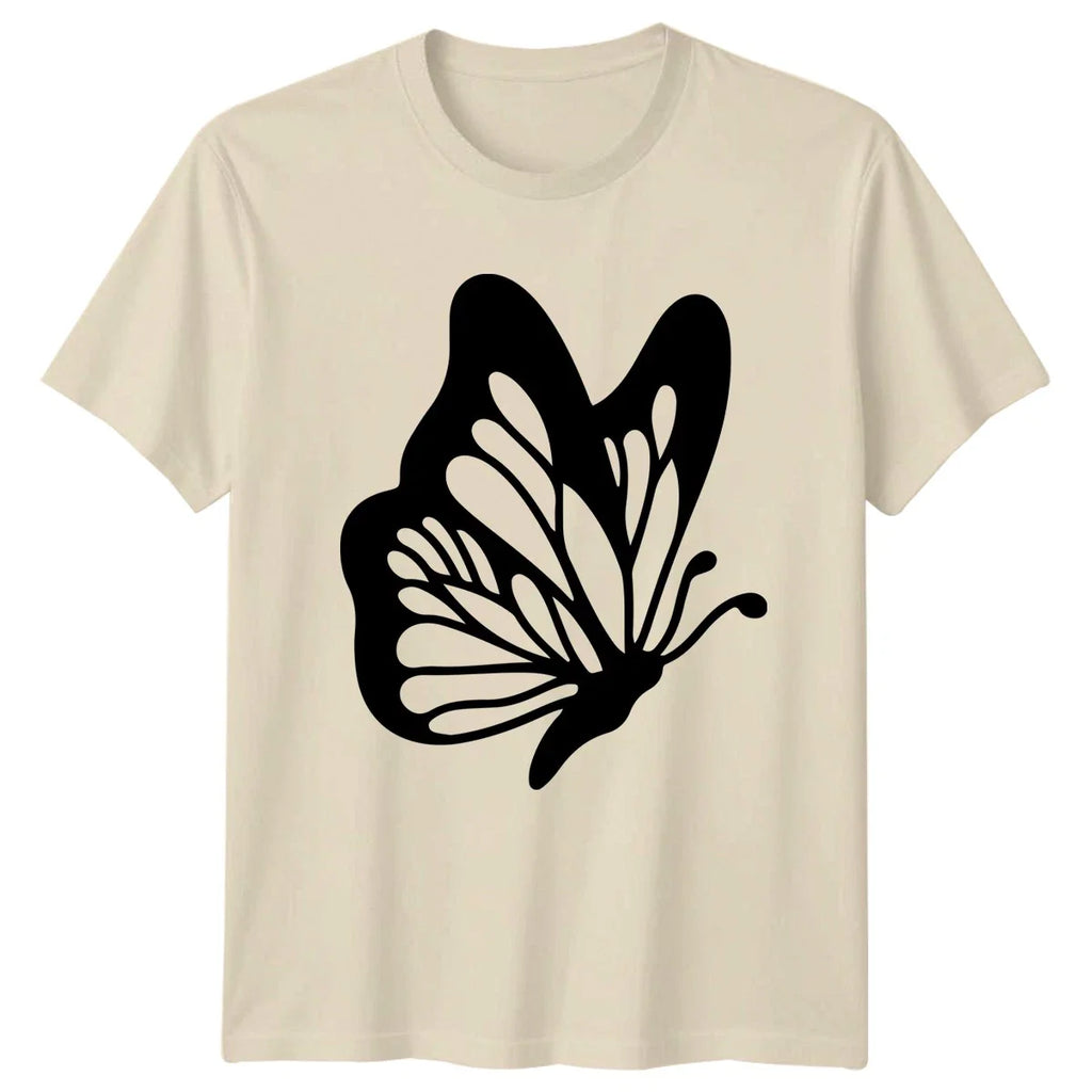 Minimalist Butterfly Silhouette T-Shirt Butterflies Nature Gift For Him And Her Unisex T-shirt, Sweatshirt, Hoodie, Long Sleeve Tee - T-Shirt, Sweatshirt, Hoodie