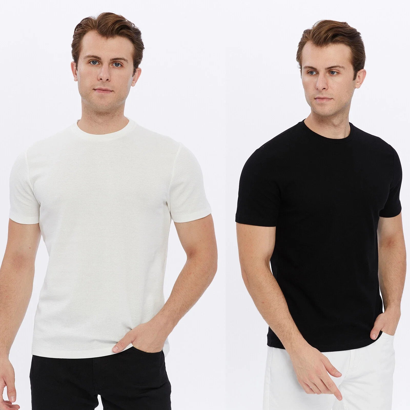 REISS Mens Honeycomb Textured Cotton T-Shirt Designer Crew Neck Tee M L XL XXL Unisex T-shirt, Sweatshirt, Hoodie, Long Sleeve Tee - T-Shirt, Sweatshirt, Hoodie