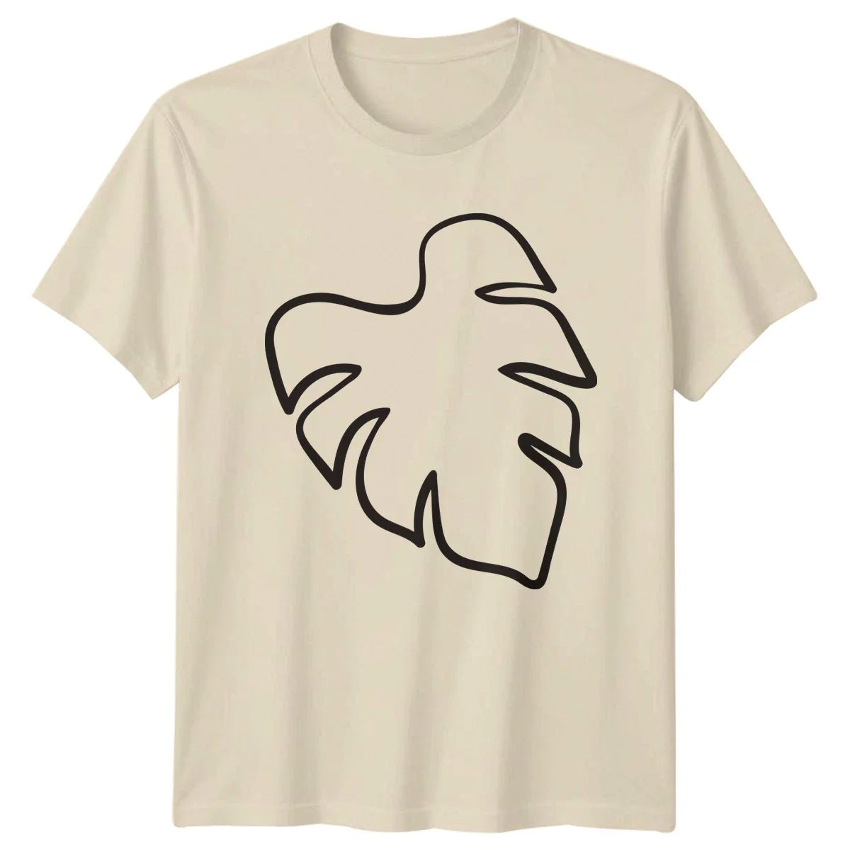 Tropical Leaf Minimalist Plant Lover T-Shirt Tropical Plants Nature Birthday Unisex T-shirt, Sweatshirt, Hoodie, Long Sleeve Tee - T-Shirt, Sweatshirt, Hoodie