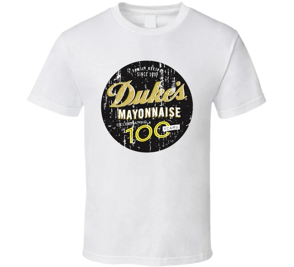 Duke's Mayonnaise Logo Cool Food Gift Distressed T Shirt Unisex T-shirt, Sweatshirt, Hoodie, Long Sleeve Tee - T-Shirt, Sweatshirt, Hoodie