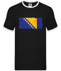 Bosnia And Herzegovina Grunge Flag Style - Men Ringtone - Bosnian Love Live Unisex T-shirt, Sweatshirt, Hoodie, Long Sleeve Tee - T-Shirt, Sweatshirt, Hoodie
