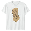 Minimalist Botanical Leaf Art Nature T-Shirt Minimalist Art Botanical Gift Unisex T-shirt, Sweatshirt, Hoodie, Long Sleeve Tee - T-Shirt, Sweatshirt, Hoodie